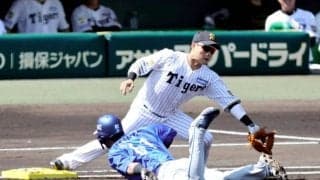阪神・木浪　大山代役で存在感　ミットを借りて７年ぶり一塁、ワンバン好捕「しっかりできた」打っては安打＆犠飛