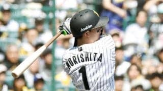 阪神・森下　惜しいフェン直二塁打「完璧でしたけど…」１１戦連続安打　見逃し三振、際どい判定に感情をあらわ