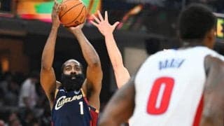 キャブス、ホームでシリーズ初勝利…ハーデンがカニングハムとのクラッチ対決を制す