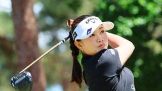 河本結が５番チップインイーグルで首位浮上　首位スタートの福山恵梨は痛恨のボギー　１ホールで３打差　