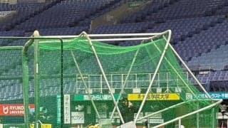 【日本ハム】新庄剛志監督、ダイナミックな構え健在　ケージに入り“打撃練習”