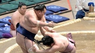 １８場所ぶりに関取復帰の炎鵬が白星発進　１０８４日ぶりの関取としての十両土俵を飾る