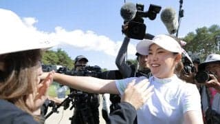河本結のメジャー制覇に母・美由紀さんが感謝　「目の前で優勝を見せてくれて本当に幸せ。最高の娘です」