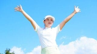ピンク色のリボンをなびかせて河本結が優勝スピーチ「今日は母の日なのですごくうれしい」