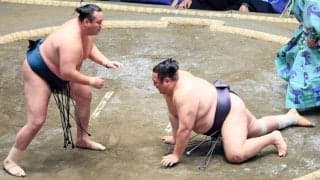 友風が初日黒星も「前に出る意識があった。やることが頭の中に明確になっていました」と納得の表情