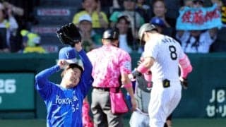 ＤｅＮＡ５年ぶり甲子園での３連勝ならず　先発・石田裕が６回３安打２失点で９奪三振の力投実らず
