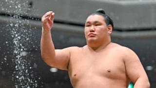 豊昇龍が黒星スタート　高安に敗れる