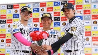 【阪神】佐藤輝明「僅差の場面で1本出せるように」嶋村麟士朗、才木浩人がお立ち台に／一問一答