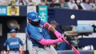 【日本ハム】レイエス、頬にイニシャル描いて母と妻へ感謝の４号「100超えちゃった」新庄監督