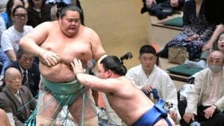 幕内・藤ノ川、大関・琴桜を破って好発進　春巡業は首痛で途中離脱も　立ち合いから「思い切りいけている」