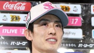 【ソフトバンク】天国の母へ…29年ぶり単独本盗の周東佑京「いい姿を見せられた」涙のお立ち台