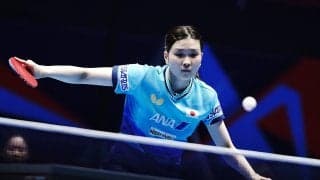 日本が55年ぶりの金に王手！橋本帆乃香が鉄壁カットで中国の次世代エースに勝利 悲願まであと1勝【世界卓球】