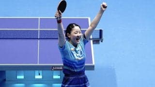 女子決勝 張本美和が世界2位に激勝！11連敗中の難敵に初勝利 日本が1-0でリード【世界卓球】