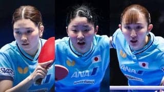 女子決勝のオーダーが発表！ 張本＆早田を2点起用、3番橋本の布陣で中国に挑む【世界卓球】