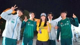 【陸上】青学大がレッドブル主催のランニングイベント参加　ミラノ五輪金メダル深田茉莉も快走