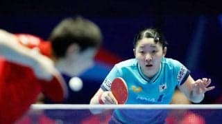 日本女子、55年ぶり世界卓球Vならず　王手から中国に逆転許す