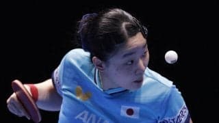 【卓球】17歳張本美和は浮かない表情「喜べない」11戦全敗の相手に初勝利も悔しさあらわ