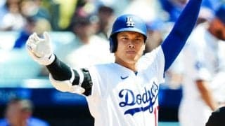 大谷翔平は「1番・DH」でスタメン　現在9試合ノーアーチ…ド軍は5連勝中ロブレスキ先発