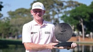 45歳のスネデカーが8年ぶり復活優勝 中島啓太13位で初V届かず