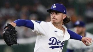 ドジャースのロブレスキ、二回にまさか４失点　開幕から５連勝中の左腕が走者一掃二塁打含む4安打で今季ワースト失点