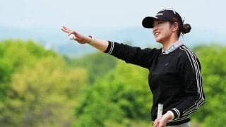 残り135ydから「まさか」イーグル 原英莉花は2週連続9位から死闘36ホールへ