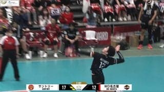 「誰も取れない」男子バレー、元日本代表も驚愕のノータッチエース 衝撃の軌道に「全員が見送った」