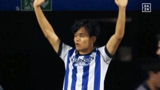 「3回目やぞ！」久保建英が“極上ループパス”→味方がまたも…「上田綺世だったら…」アシスト未遂にファン悲鳴