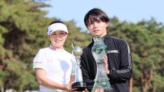 河本結のメジャー初Ｖ支えたイケメンキャディー「実力でねじ伏せた」　初タッグから１年２か月で３勝