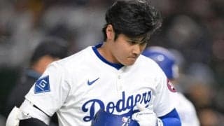 大谷翔平　初回はボテボテの一ゴロ　第１打席は初球打ち