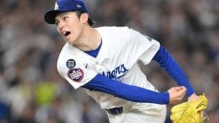 佐々木朗希　三回１死満塁のピンチ切り抜ける　ベンチに戻って大谷がお尻をポンッ　マウンドでバランスを崩す場面も