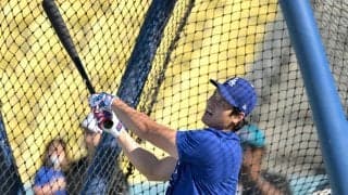 大谷翔平　スイングスピード低下もベイツ打撃コーチ「問題ない」フリー打撃で推定160m特大弾
