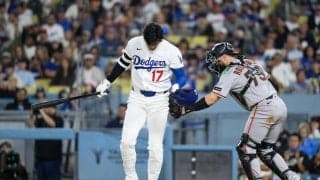 大谷翔平51打席連続で本塁打なし　第５打席は低めの緩いカーブに手を出し空振り三振