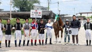 笠松の後藤正調教師が地方通算１１００勝達成　４Ｒのドクターサクラで決めた