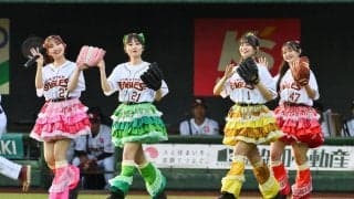 【楽天】青森ご当地アイドル「りんご娘」がセレモニアルピッチ「本当に光栄で楽しい時間でした」