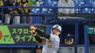 阪神　嶋村がプロ初本塁打　育成出身２年目が７打席目で　１５２キロを逆方向弾に球場騒然→掛布氏「ストレートに振り負けていない。強く振れるのは武器」