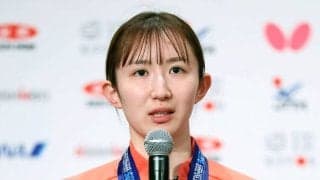 卓球女子の早田ひな「責任を感じています」６大会連続銀メダルで「この気持ちを忘れずに」…激闘の世界卓球から帰国