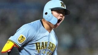 「初本塁打とは思えない貫禄」「藤川監督もニッコリ」阪神の育成出身22歳、代打プロ初本塁打にファン喝采「未来、明るすぎる」