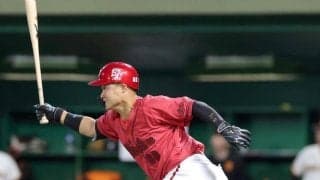 広島・田村　勝負強さ光った同点打！右手一本「食らいついていこう」　昇格即スタメンで収穫と課題「同じミスが出ないように」