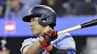 岡本和真　１０試合連続安打でストップ　５月初のノーヒットゲーム　ブルージェイズは３連敗で首位・レイズと１０・５Ｇ差　２年連続ＷＳ出場へ暗雲