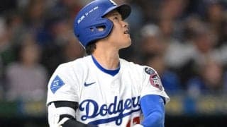 大谷翔平が３試合ぶりの安打！追い込まれながらも低めのチェンジアップに食らいつく→一、二塁間を破る右前打　先制点呼び込む