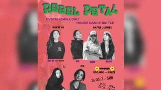 KAZANEプロデュース！女性限定ハウスダンスバトル「REBEL PETAL」が5月17日、表参道・Robin Clubにて開催！
