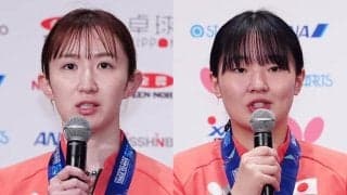 【卓球】“打倒中国”のカギは？「王道スタイルにハマらない選手は…」張本美和＆早田ひなの分析