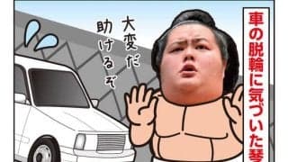 大関・琴桜、朝稽古中に人助けしていた「普通のこと」用水路で脱輪した自動車を佐渡ケ嶽部屋力士８人で救出…のち夏場所で２連勝