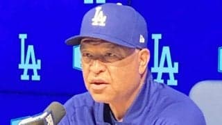ロバーツ監督　打者・大谷翔平は２日間休養でも「いい感触が途切れるとは思っていない」理由も説明　もう一つの狙いも「テオをＤＨで負担を軽くして」