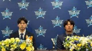 鷹→DeNA電撃加入、尾形崇斗＆井上朋也が入団会見　移籍で「福岡を離れる寂しさも感じていた」