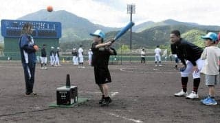 子どもたちが野球の魅力体験　高校生が指導「楽しめた」　福井・敦賀