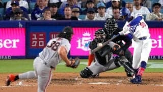ドジャース３回にエスピナルとベッツの２者連続本塁打　投手専任出場の大谷翔平を援護