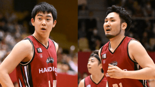 越谷アルファーズ、大庭岳輝と喜多川修平が契約継続合意…B.ONE優勝に向け、主力二人が揃って残留