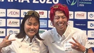 【トライアスロン】男子トップ北條巧「新たな気持ちで」髪を真っ赤に染めて気合　16日横浜大会