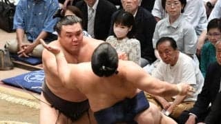 霧島が無傷の５連勝　琴栄峰と並んでトップ守る　若隆景は初黒星
